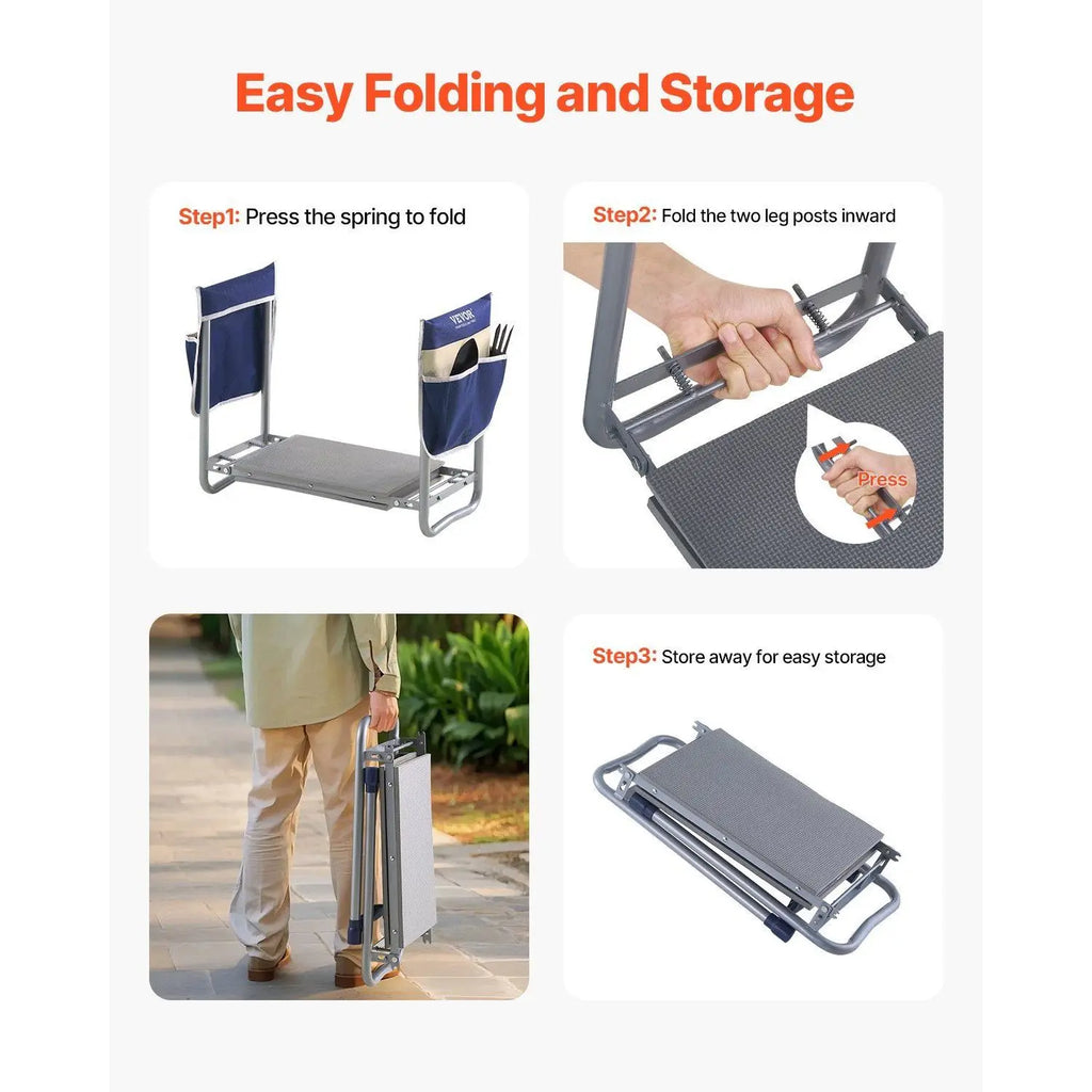 The Comfort Gardener™ 2-in-1 Garden Kneeler & Seat