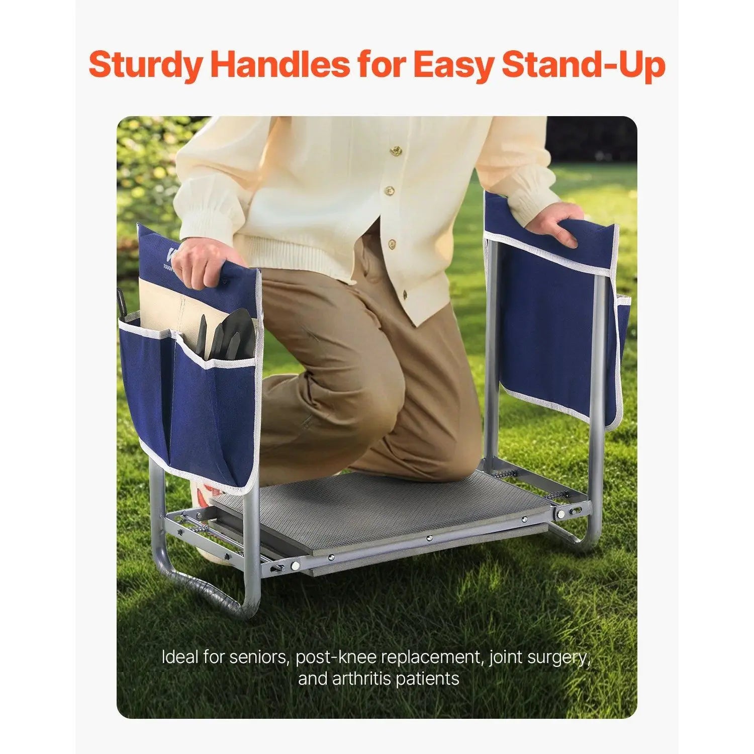 The Comfort Gardener™ 2-in-1 Garden Kneeler & Seat